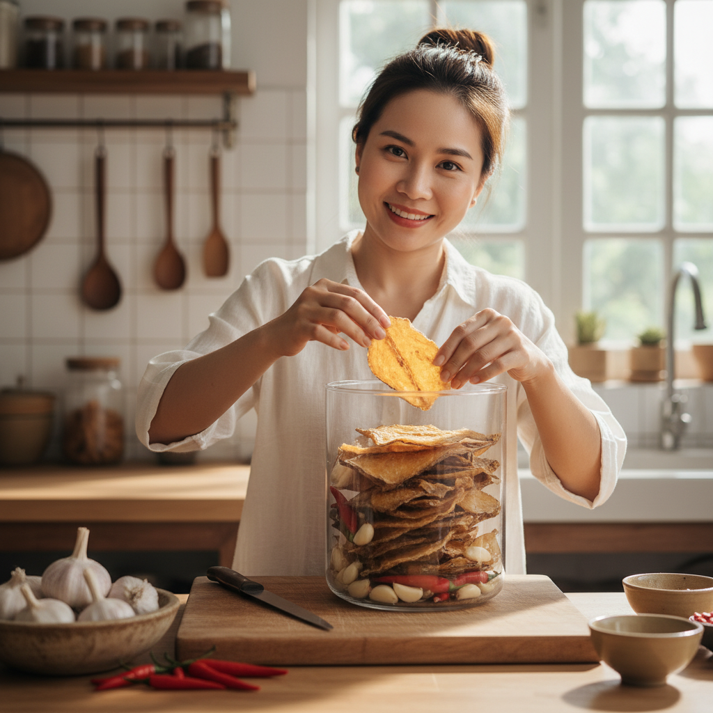 Hướng dẫn bảo quản cá khô đúng cách với hộp kín và gói hút ẩm